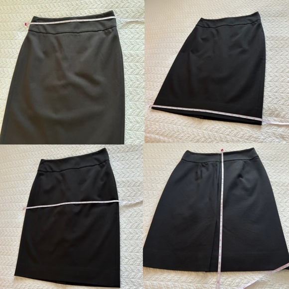 J.Crew No.2 Pencil Skirt in Stretch Cotton Blend Black Size 4 (fits like Size 6) - Picture 11 of 12
